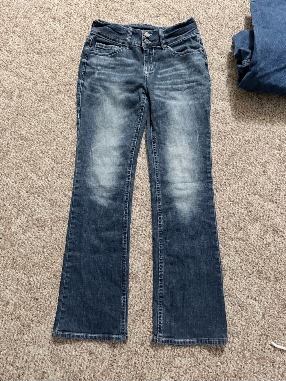Women’s Boot Cut Jeans - Gray, Size M